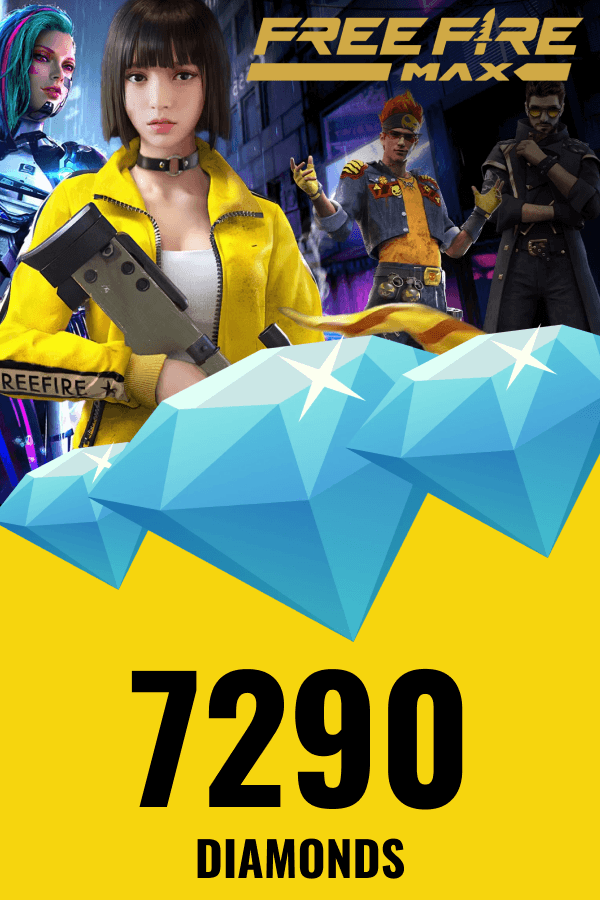 Garena Free Fire MAX • 7290 Diamond