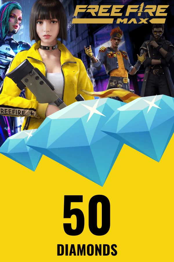 Garena Free Fire MAX • 50 Diamond