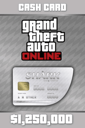 Grand Theft Auto V • Great White Shark Cash Card: $1,250,000
