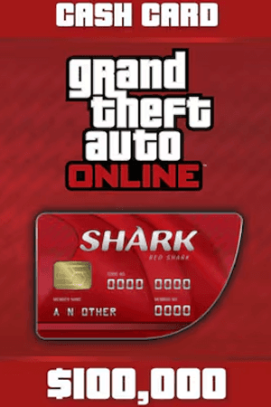 Grand Theft Auto V • Red Shark Cash Card: $100,000