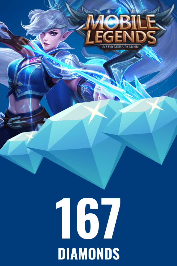 Mobile Legends • 167 Diamonds