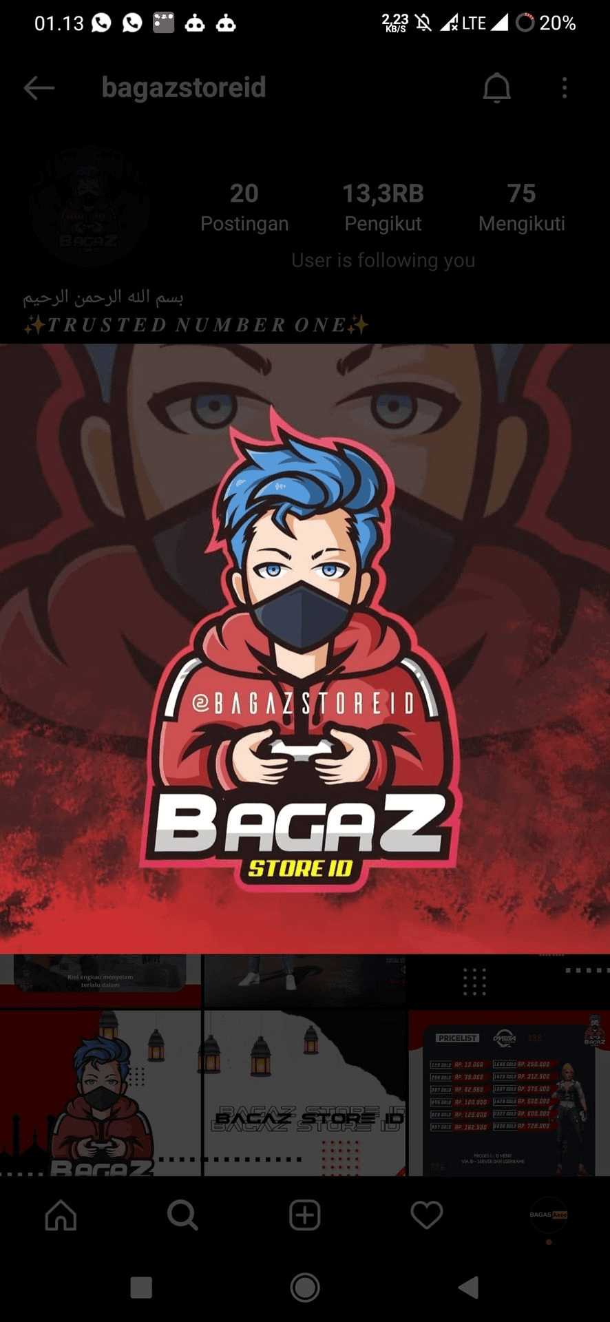 avatar BAGAZ STORE ID