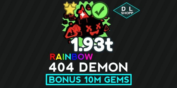 Gambar Product Rainbow 404 Demon | RB 404 Demon