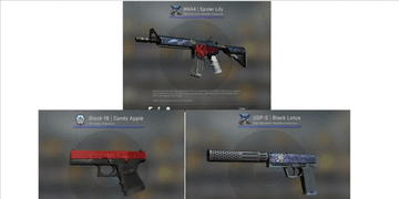 M4A4 Spider Lily cs go skin download the new for apple