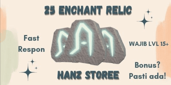 Gambar Product Enchant Relic Pack of 25