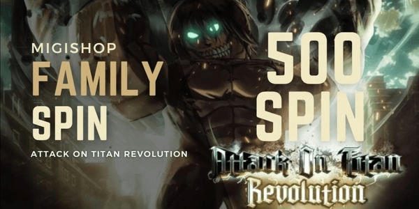 Gambar Product 500 Family Spins | Attack On Titan Revolution (AOTR)