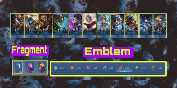 Gambar Product Mobile Legends account, Mythical Honor, Epic Skin, Venom, Mythical Season