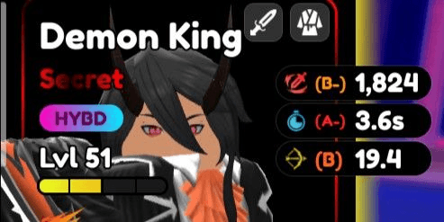 Gambar Product Demon King (Evo) Good Stats