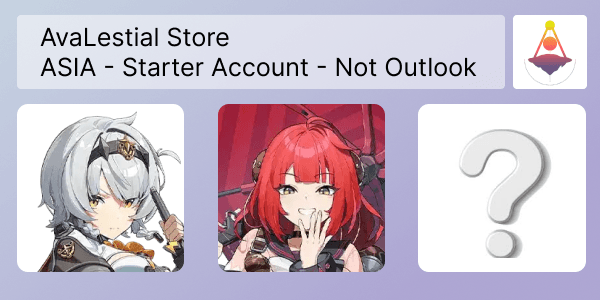 Gambar Product ASIA | Starter Soldier 0 Anby + Yuzuha + Random Standard Character | IK 15 | No birthday set | No Email bound | Fast Delivery