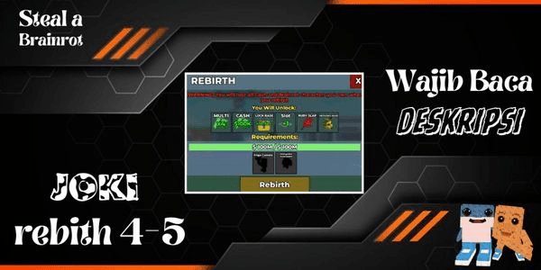 Gambar Product JOKI REBITH 4 TO 5