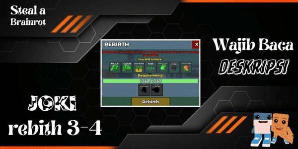 Gambar Product JOKI REBITH 3 TO 4