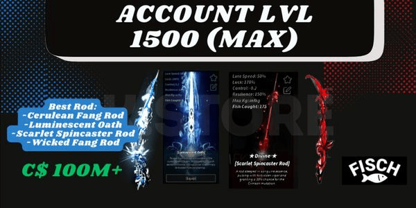 Gambar Product Akun/Account Fisch END GAME level MAX+ ROD OP