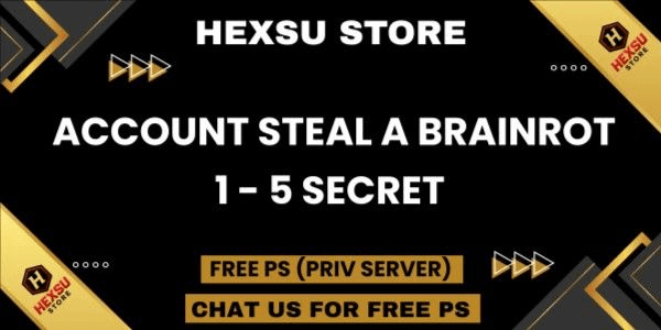 Gambar Product AKUN STARTER PACK| 1 SECRET | STEAL A BRAINROT