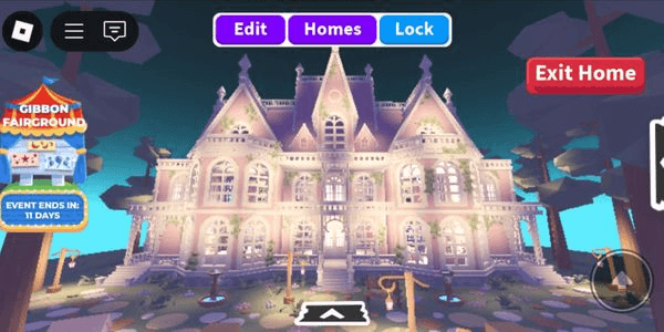 Gambar Product Dreamy pink victorian castle house