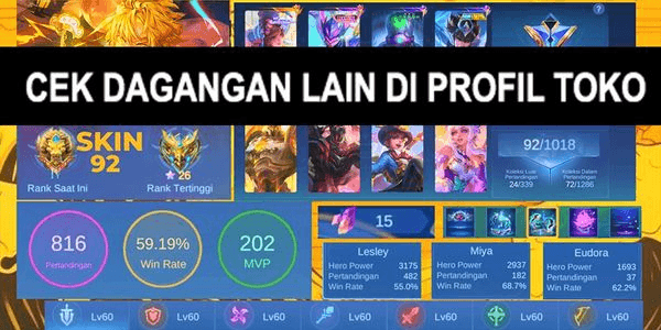 Gambar Product #100 CHEAP MOBILE LEGENDS ACCOUNT