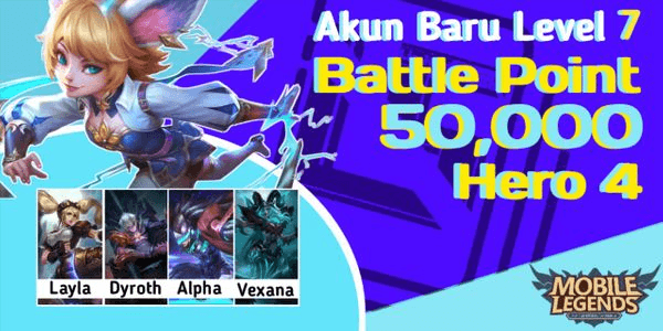 Gambar Product New Account BP32k++ Good Push new Hero