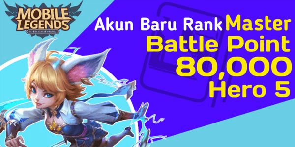 Gambar Product New Account Rank Master Ready try Hero