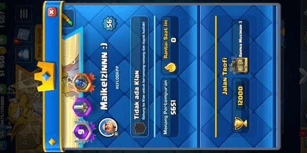 Gambar Product #TROPHY 12,000 | ACCOUNT LEVEL 56 FREE COC TH 15 GOOD | 9 EVO | 6 ELITE | 64 MAX CARD | CHECK SPECS? IN DESCRIPTION