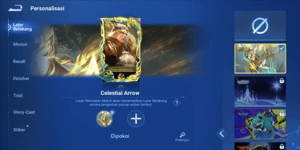 Gambar Product Premium Background Hok Account + Skin + Starstone 49k