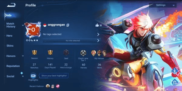 Gambar Product ACCOUNT HOK BERHERO SNK FULL WARRANTY