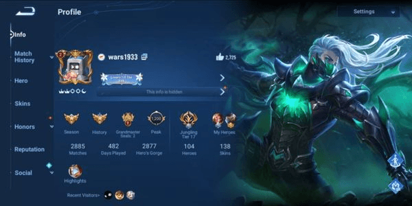 Gambar Product HIGH RANK LUCKY ACCOUNT & SULTAN SKIN