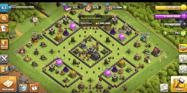 Gambar Product Town Hall 9 CHEAP & SAFE