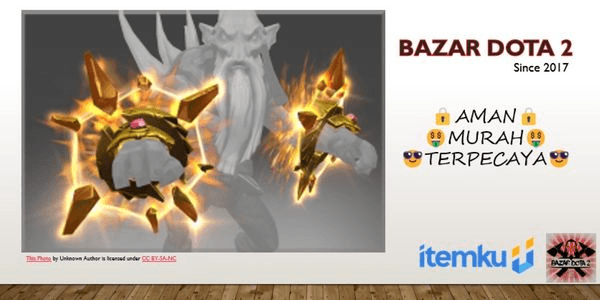 Gambar Product Golden Bracers of Forlorn Precipice (Immortal TI8 Dark Seer)