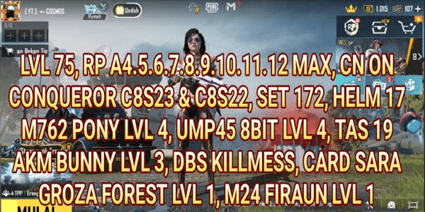 Gambar Product MANY SET PUBG MOBILE ACCOUNTS