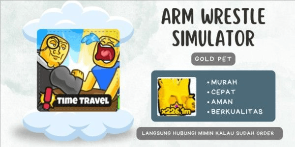 Gambar Product Arm Wrestle Simulator 200M GOLD PET | CHEAP FAST SAFE