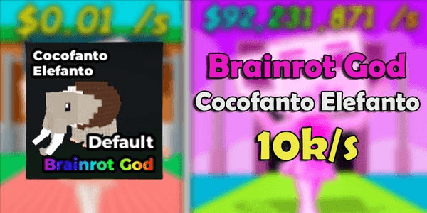 Gambar Product (Brainrot God) Cocofanto Elefanto - Steal A Brainrot