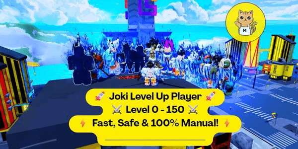 Gambar Product Joki level up player 0-150 per 1 level