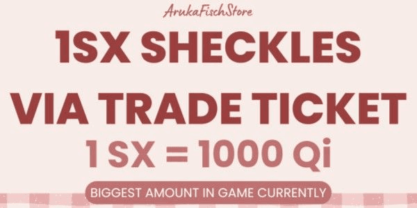Gambar Product 1SX - VIA TRADE TICKET | CHECK DESCRIPTION