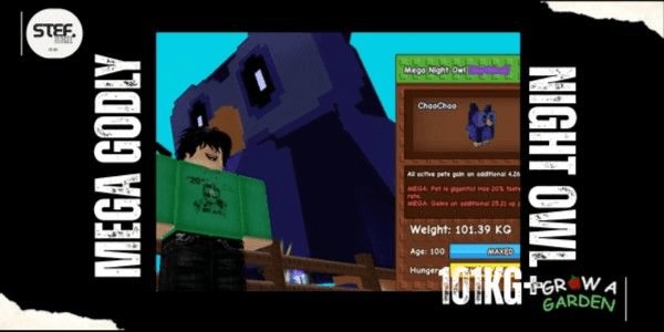 Gambar Product Mega Godly Night Owl | Titan Godly Night Owl 101KG