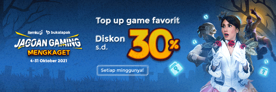 TRICKS or TREATS?, DISKON 30% Jagoan Gaming Mengkaget!