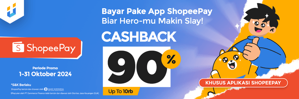Nikmati Cashback 90% di Itemku dengan ShopeePay!