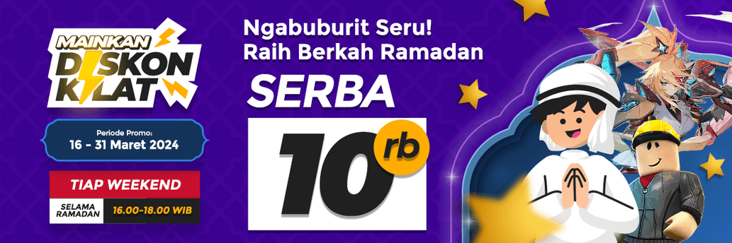 Serba 10ribu! Diskon Kilat Berlipat Bikin Ngabuburit Jadi Seru