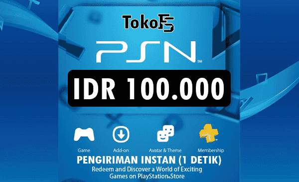 Gambar Playstation Network Card IDR 100.000 — 1