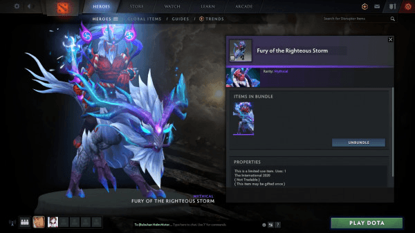 Gambar Product Fury of the Righteous Storm (Disruptor TI10)