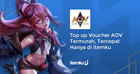 Top Up 230 Voucher (login FB) Arena of Valor - GOPAY