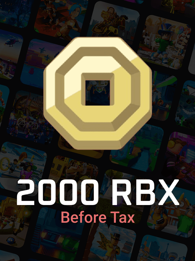 Buy Cheap Robux 2000 Robux before Tax Roblox 3267463 | itemku