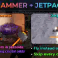 Mine a Mountain - Gamepass Sledge Hammer + Jet Pack