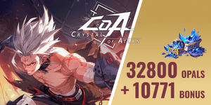 32800 Opals + 10771 Bonus