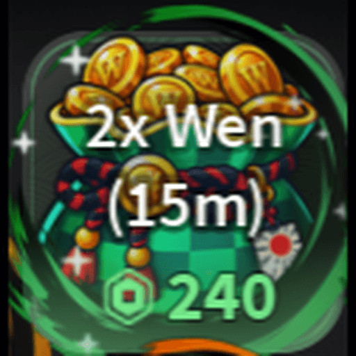 Slayers 2 - Gamepass 2x Wen (15m)