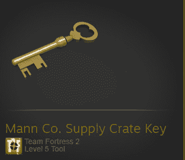 Gambar Steam Mann Co. Supply Crate Key (Team Fortress 2) — 1