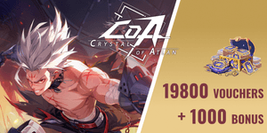 19800 Vouchers + 1000 Bonus