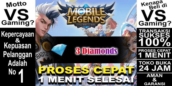 Gambar Mobile Legends 3 Diamonds — 1