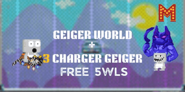 Gambar Growtopia GEIGER WORLD (RANDOM) + 3 CHARGER GEIGER — 1