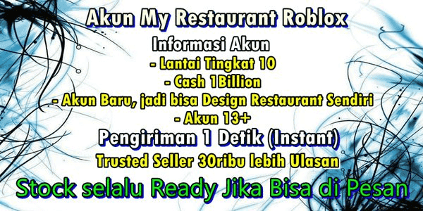 Gambar Roblox Akun My Restaurant Roblox Type Medium — 1